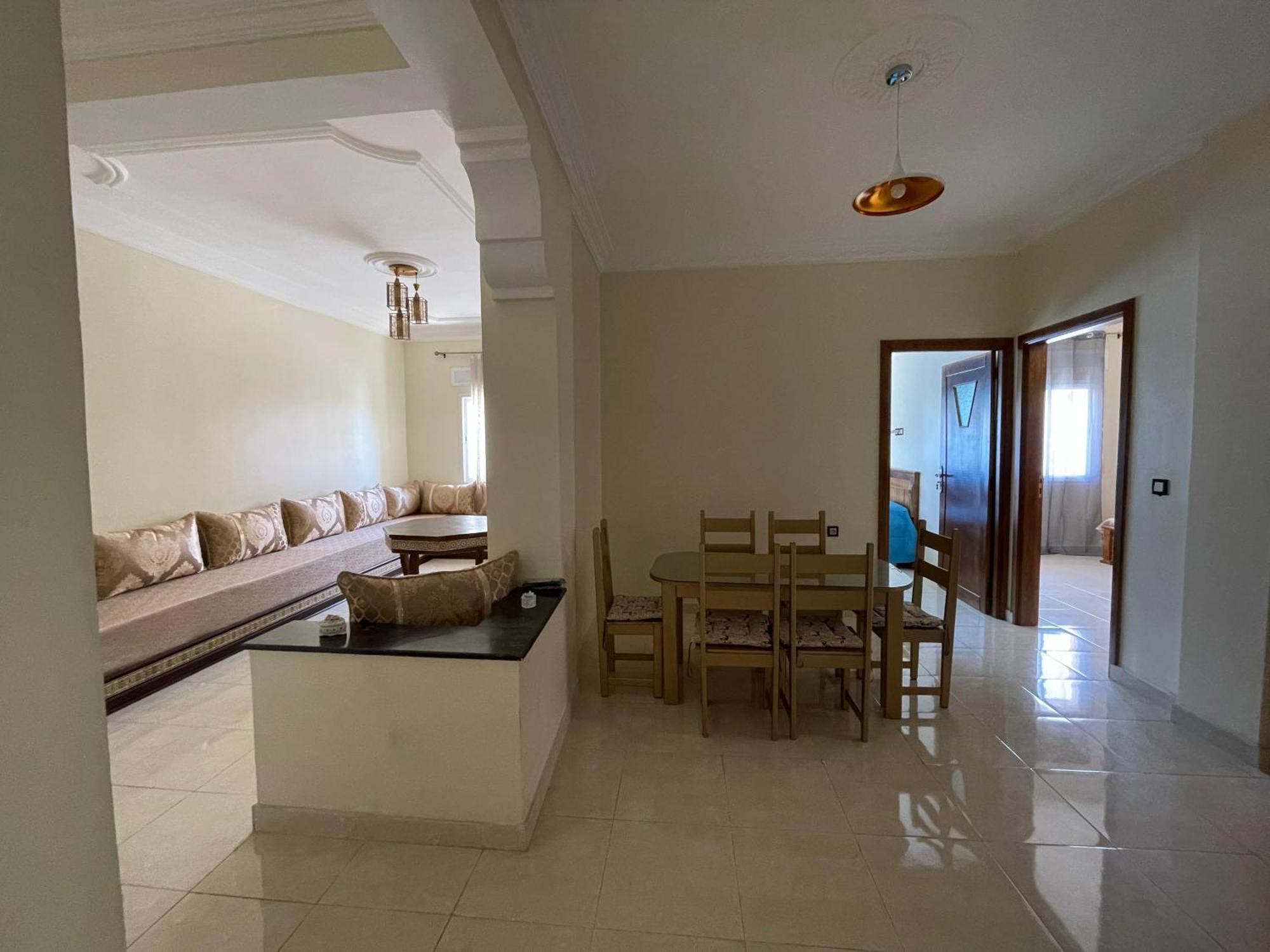 Appartement Confortable Et Spacieux A Branes, Tanger - Ideal Pour Familles Luaran gambar